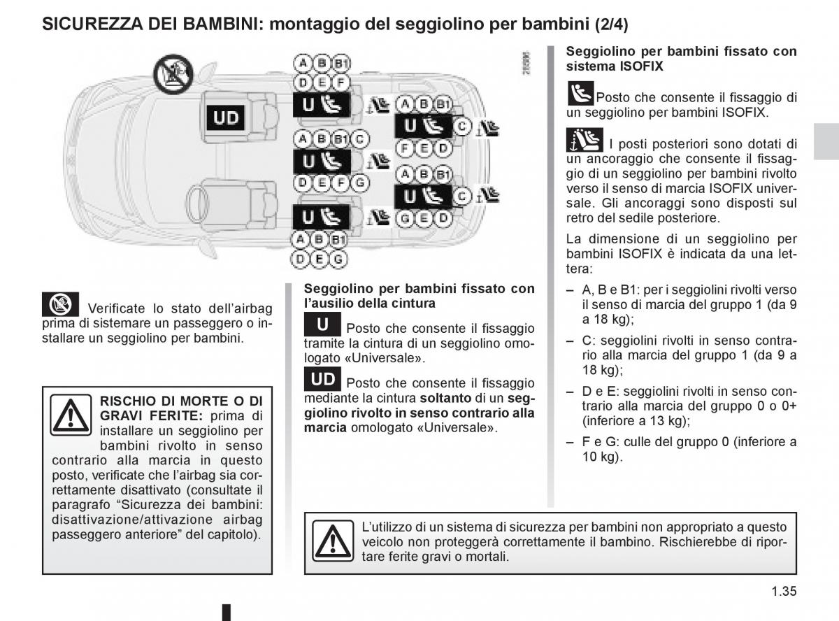 Renault Espace IV 4 manuale del proprietario / page 41