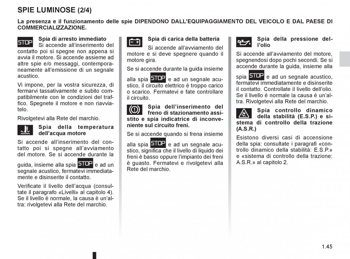 Renault Espace IV 4 manuale del proprietario / page 51