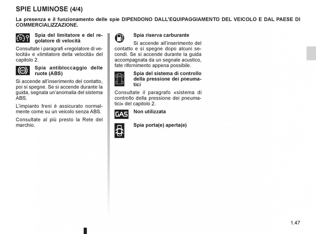 Renault Espace IV 4 manuale del proprietario / page 53