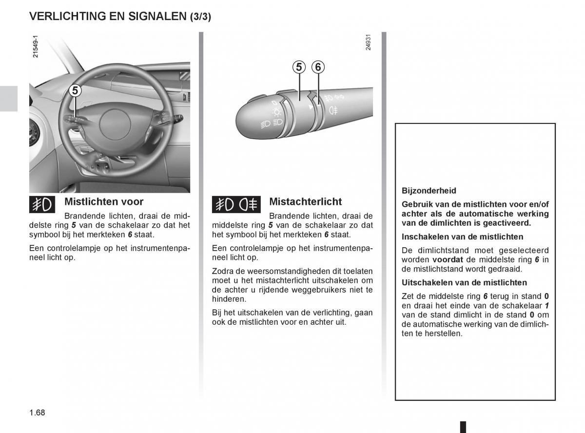 Renault Espace IV 4 handleiding / page 74