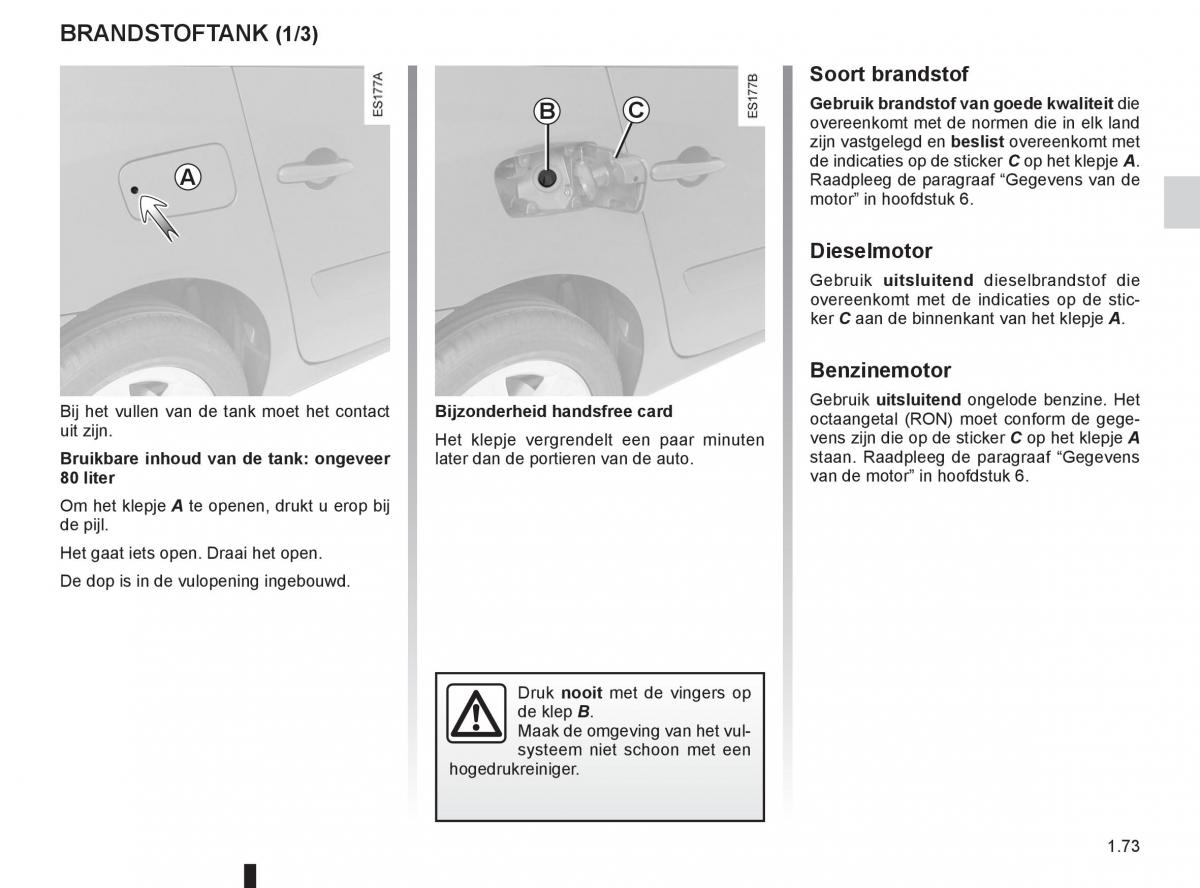 Renault Espace IV 4 handleiding / page 79