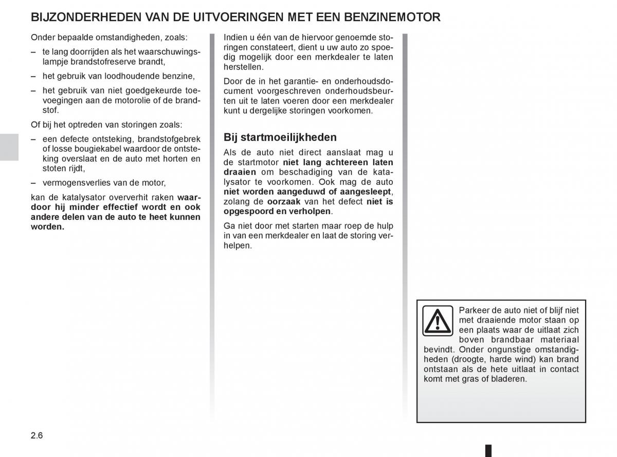 Renault Espace IV 4 handleiding / page 88