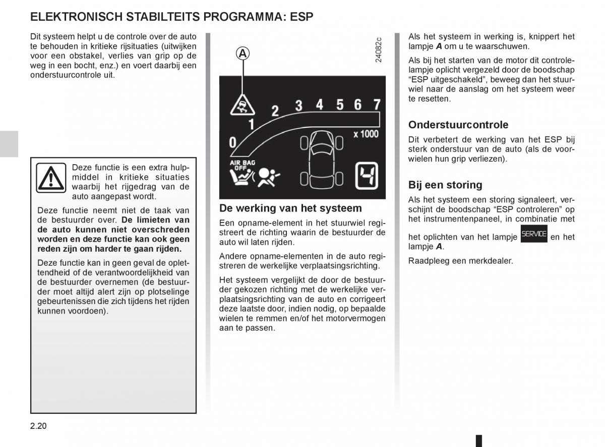 Renault Espace IV 4 handleiding / page 102