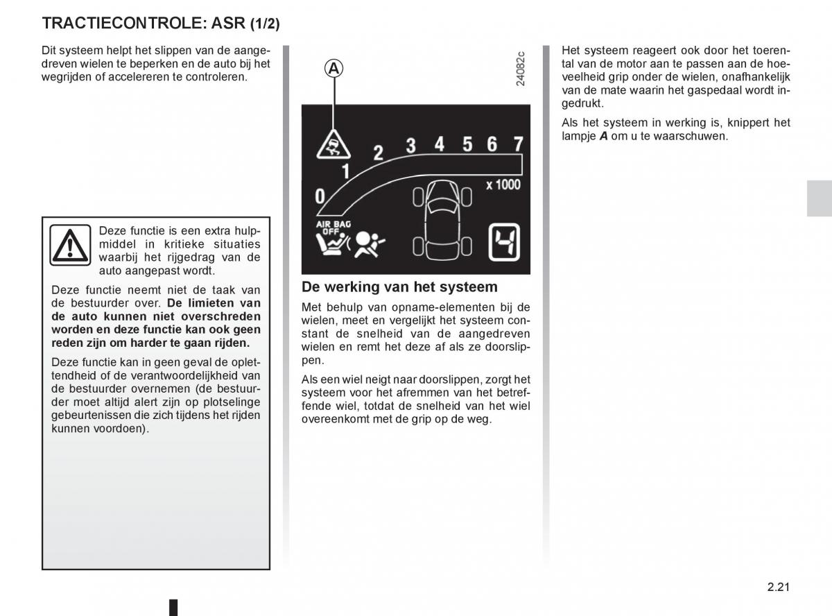 Renault Espace IV 4 handleiding / page 103