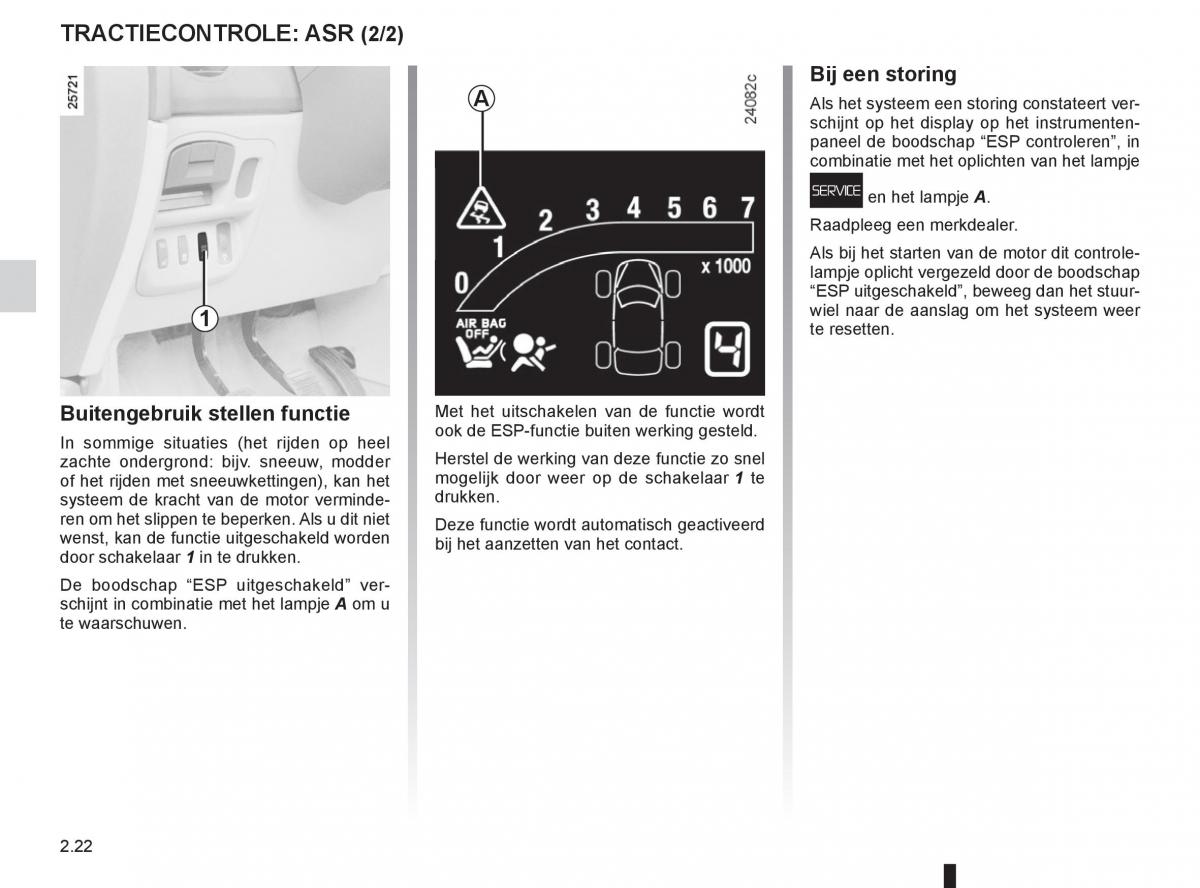 Renault Espace IV 4 handleiding / page 104