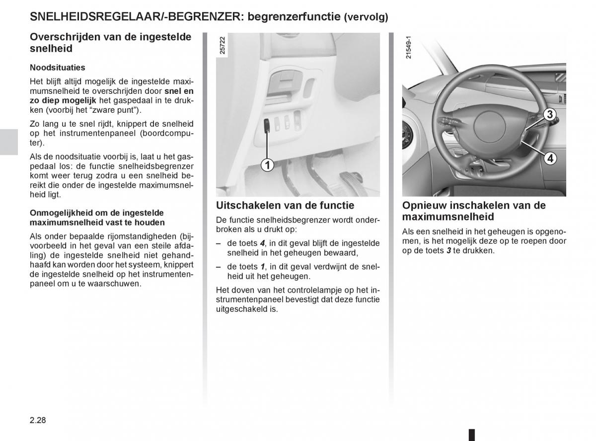 Renault Espace IV 4 handleiding / page 110