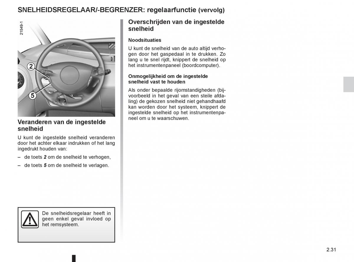 Renault Espace IV 4 handleiding / page 113