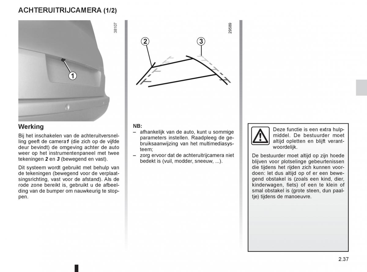 Renault Espace IV 4 handleiding / page 119