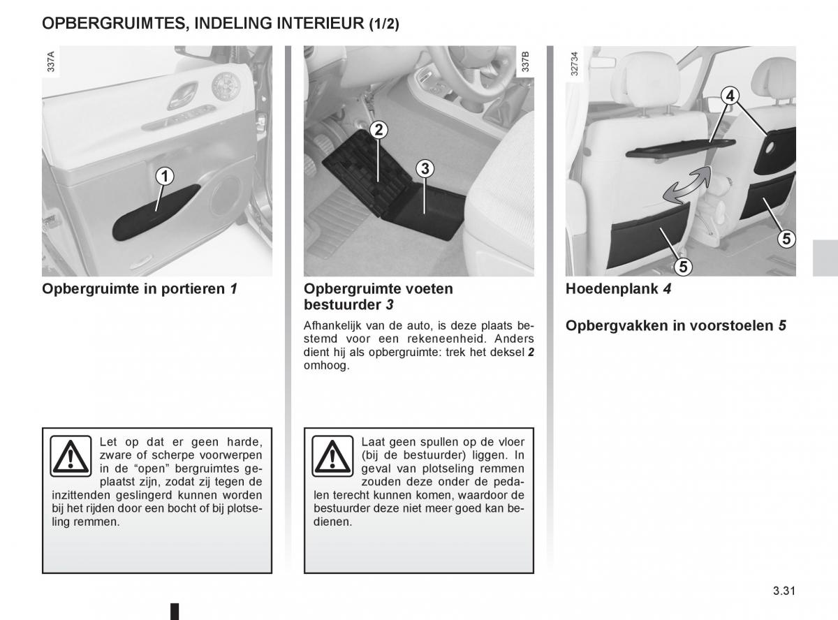 Renault Espace IV 4 handleiding / page 155