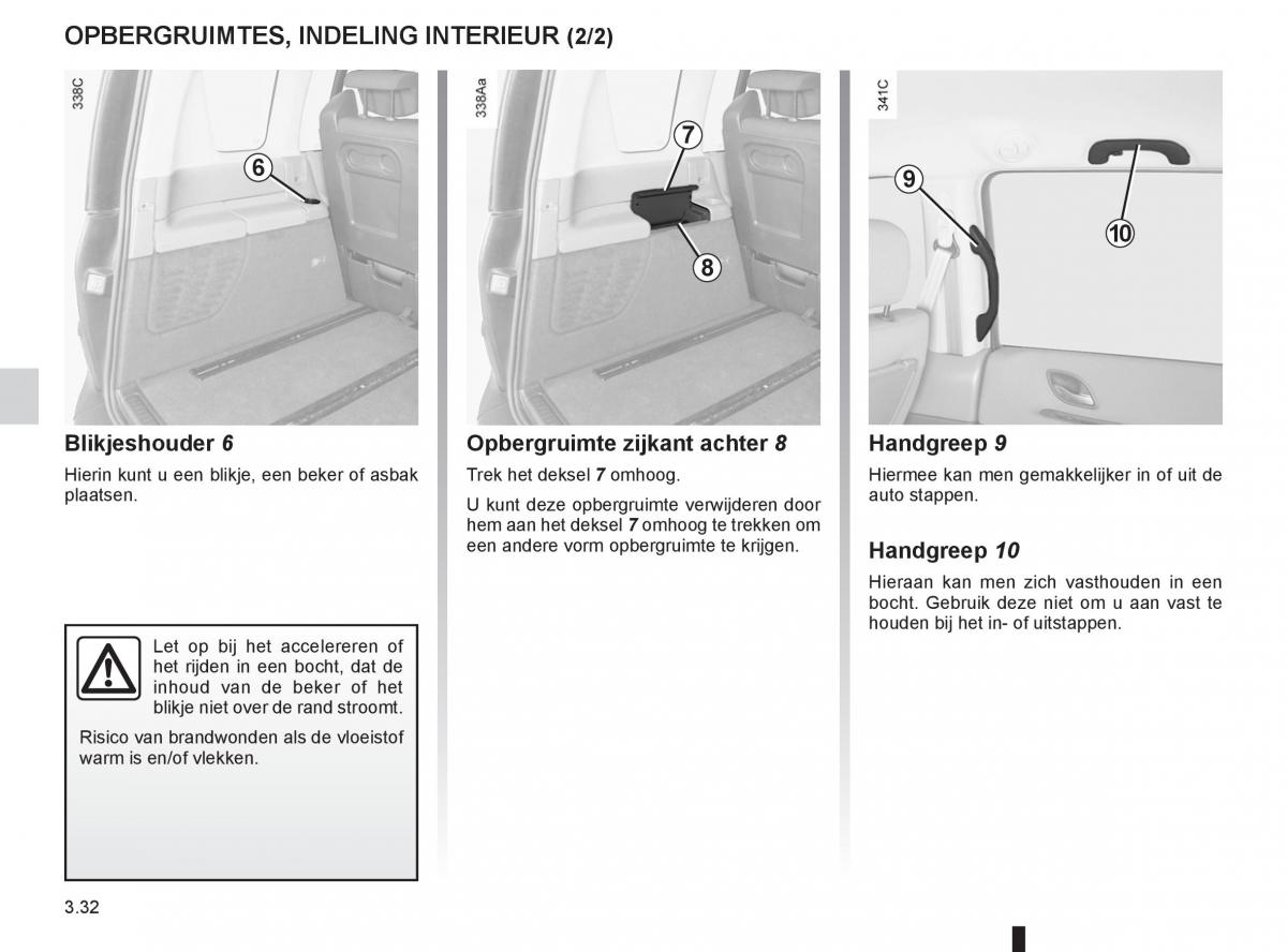 Renault Espace IV 4 handleiding / page 156