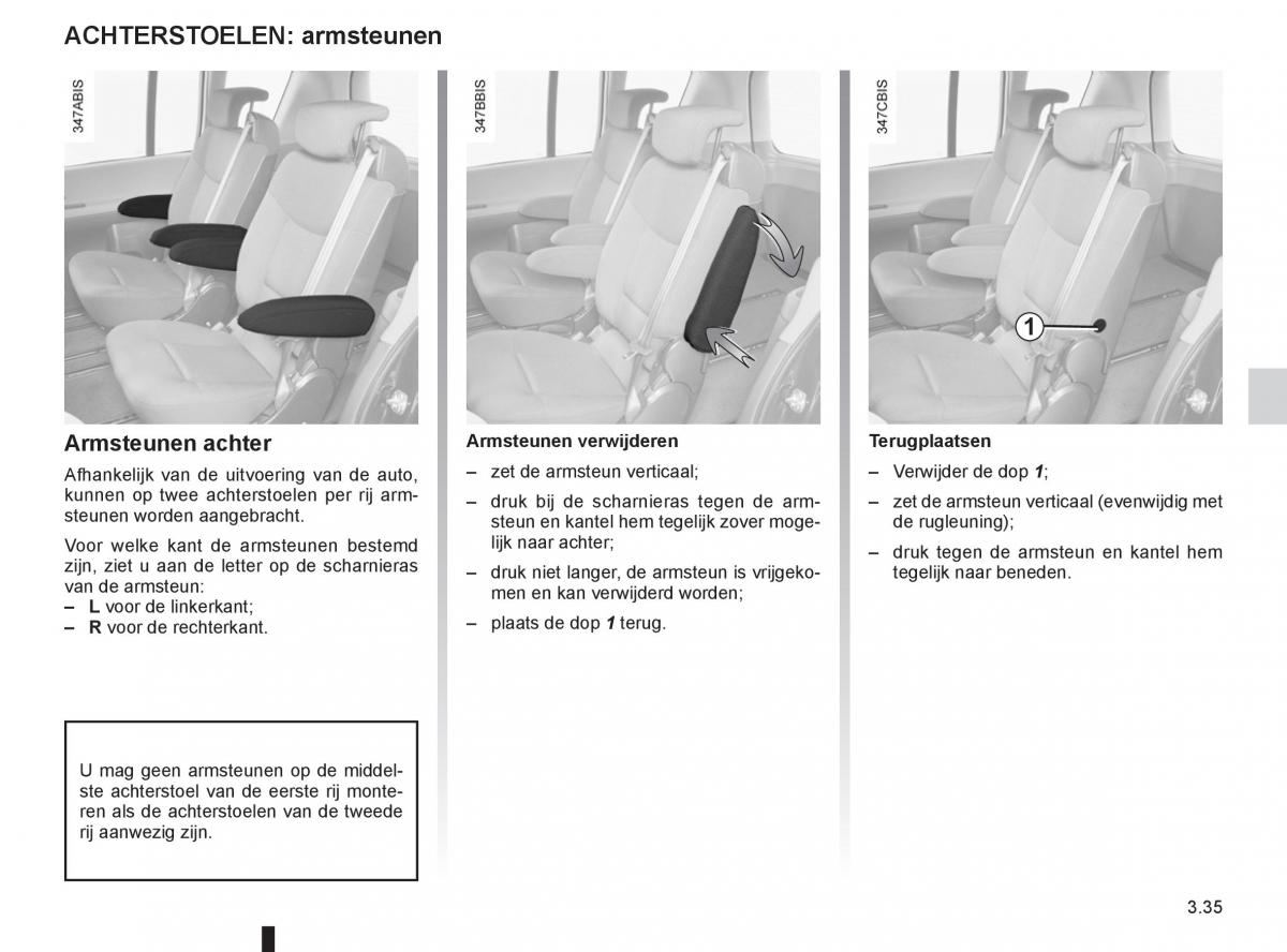 Renault Espace IV 4 handleiding / page 159