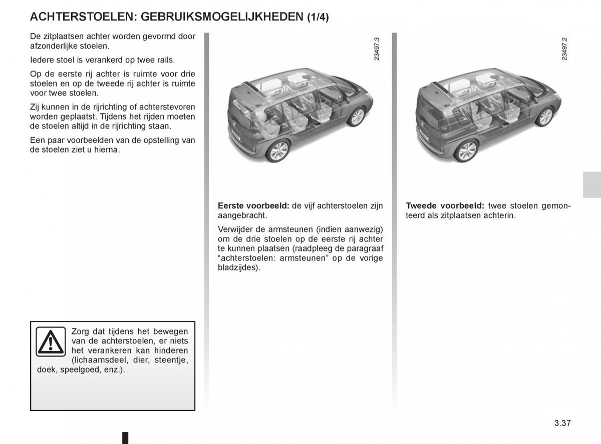 Renault Espace IV 4 handleiding / page 161