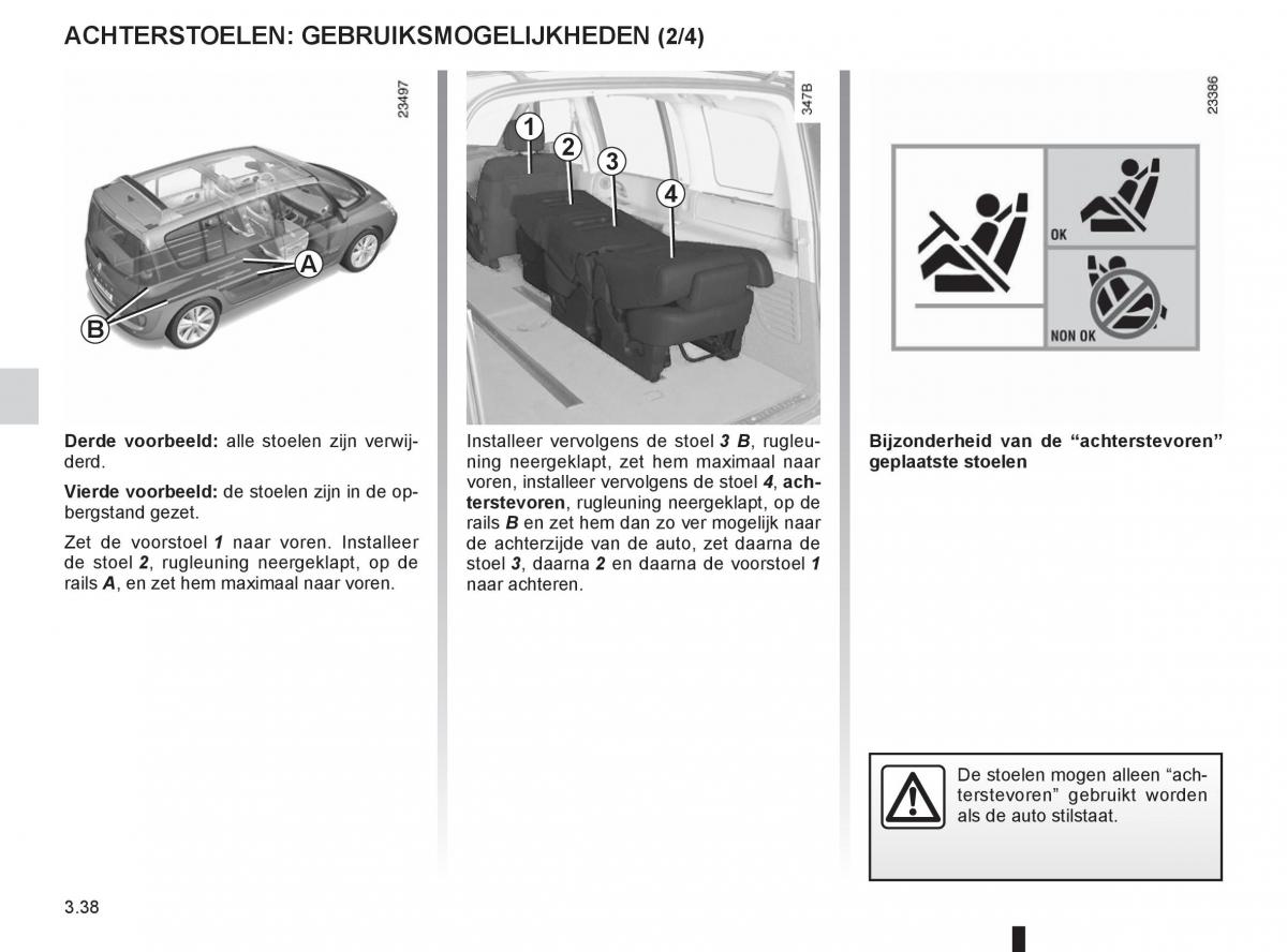 Renault Espace IV 4 handleiding / page 162