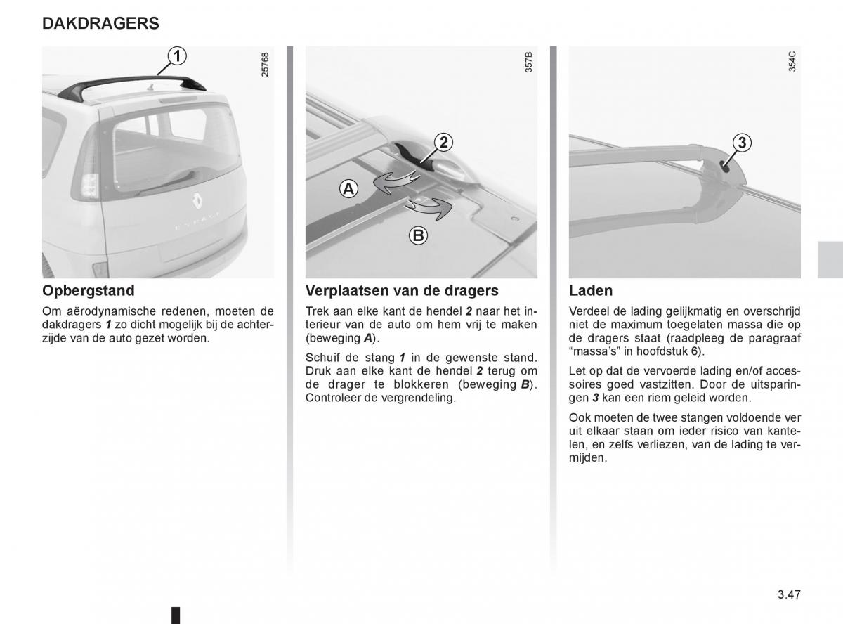 Renault Espace IV 4 handleiding / page 171