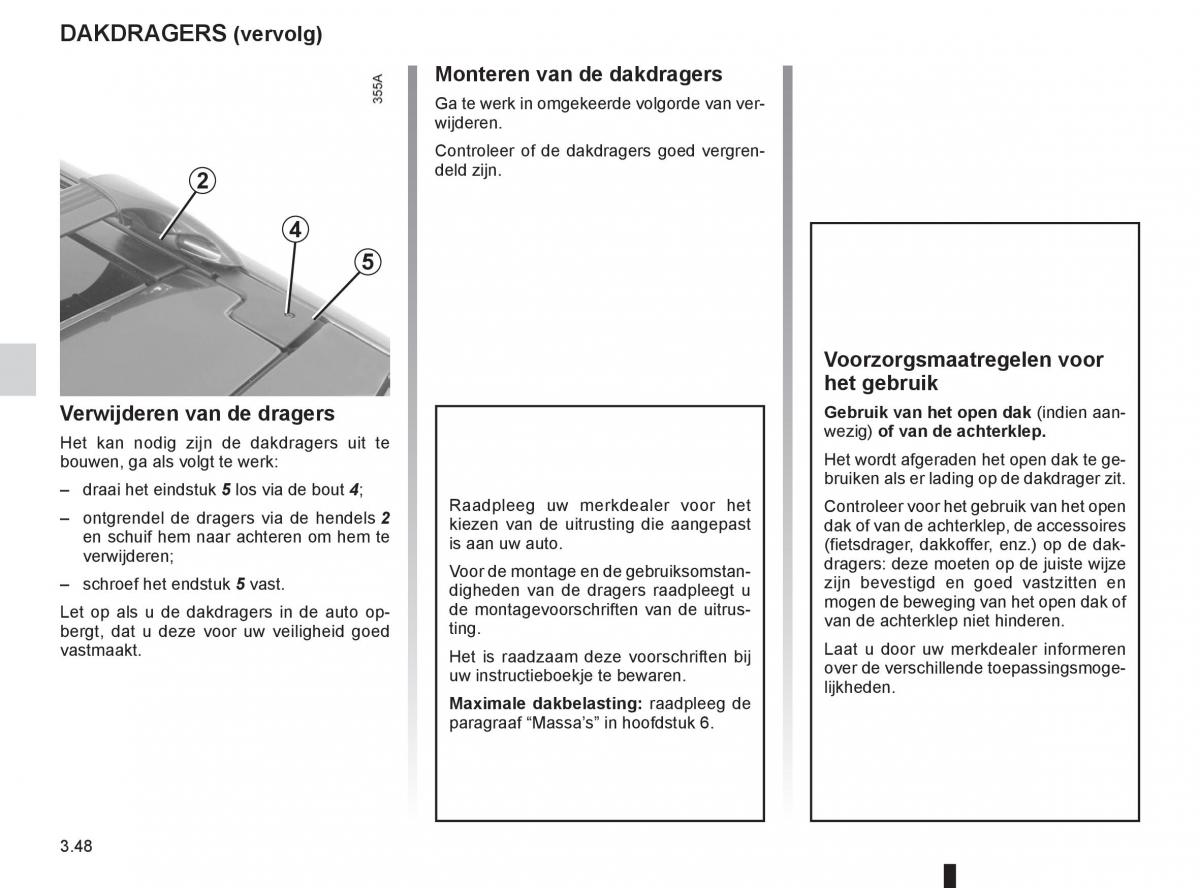 Renault Espace IV 4 handleiding / page 172