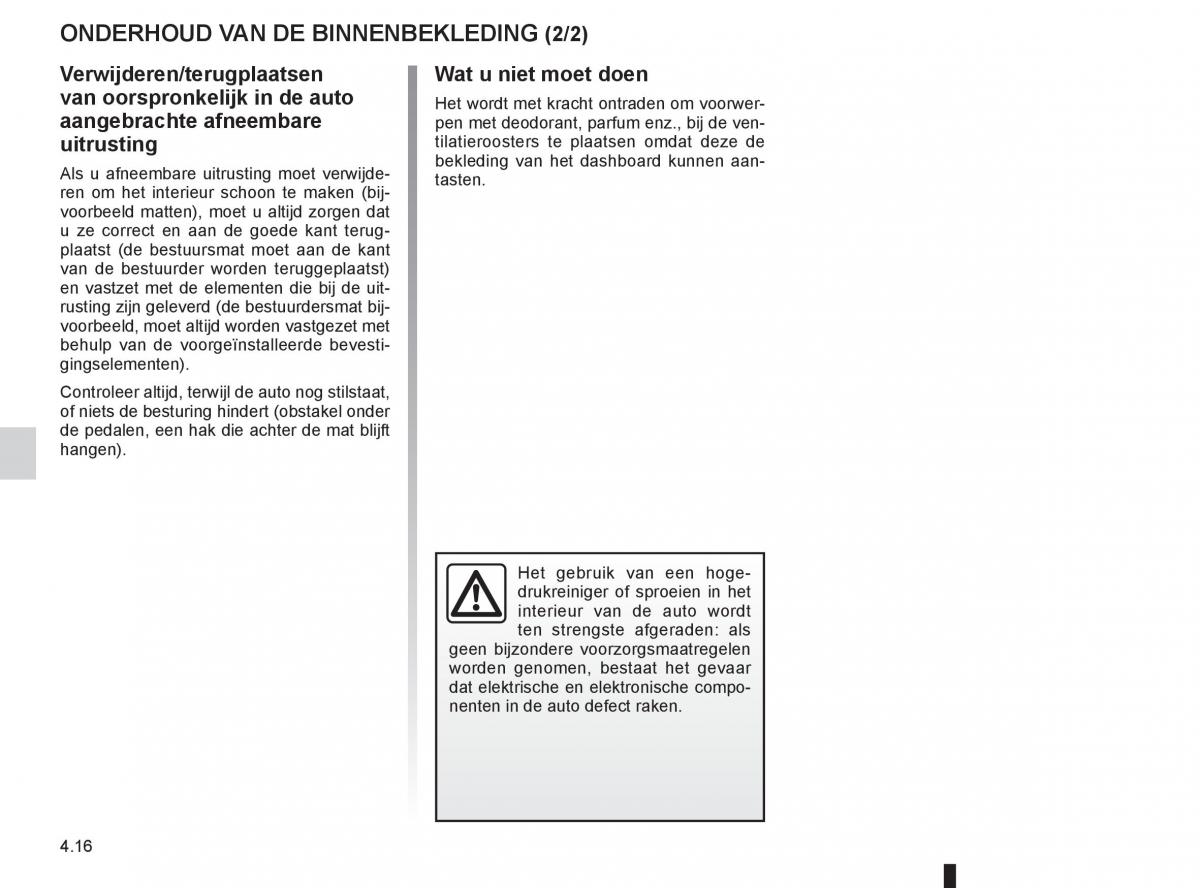 Renault Espace IV 4 handleiding / page 190