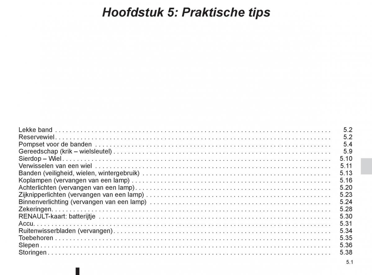 Renault Espace IV 4 handleiding / page 191