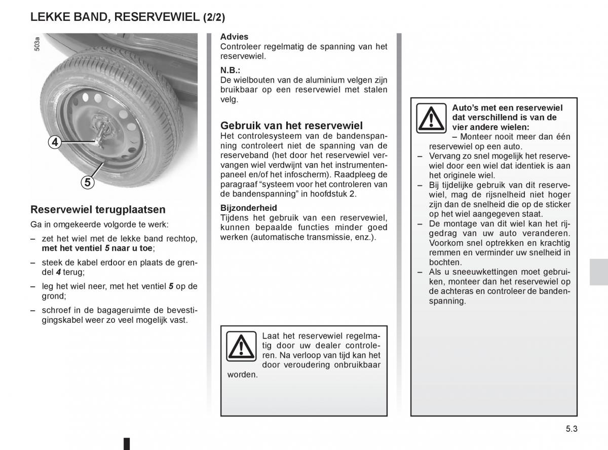 Renault Espace IV 4 handleiding / page 193