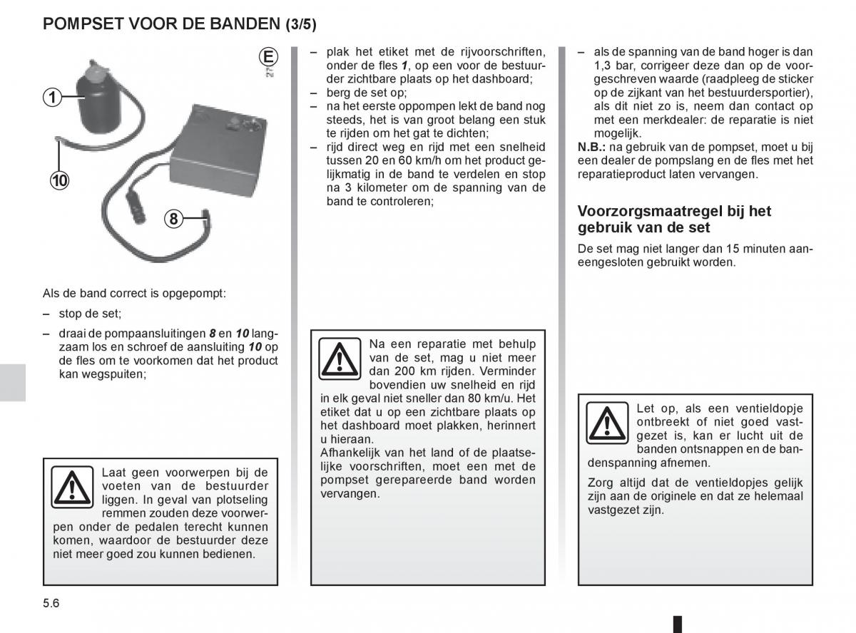 Renault Espace IV 4 handleiding / page 196