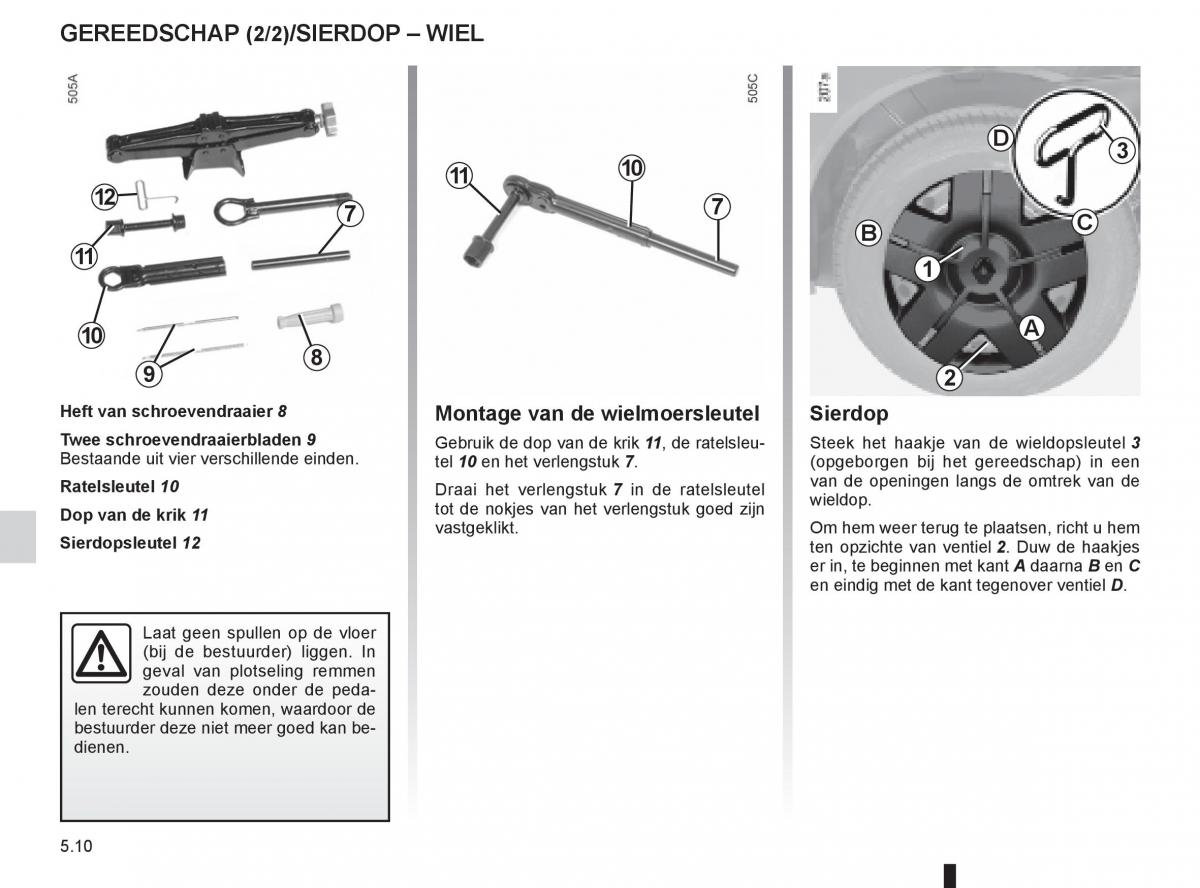 Renault Espace IV 4 handleiding / page 200