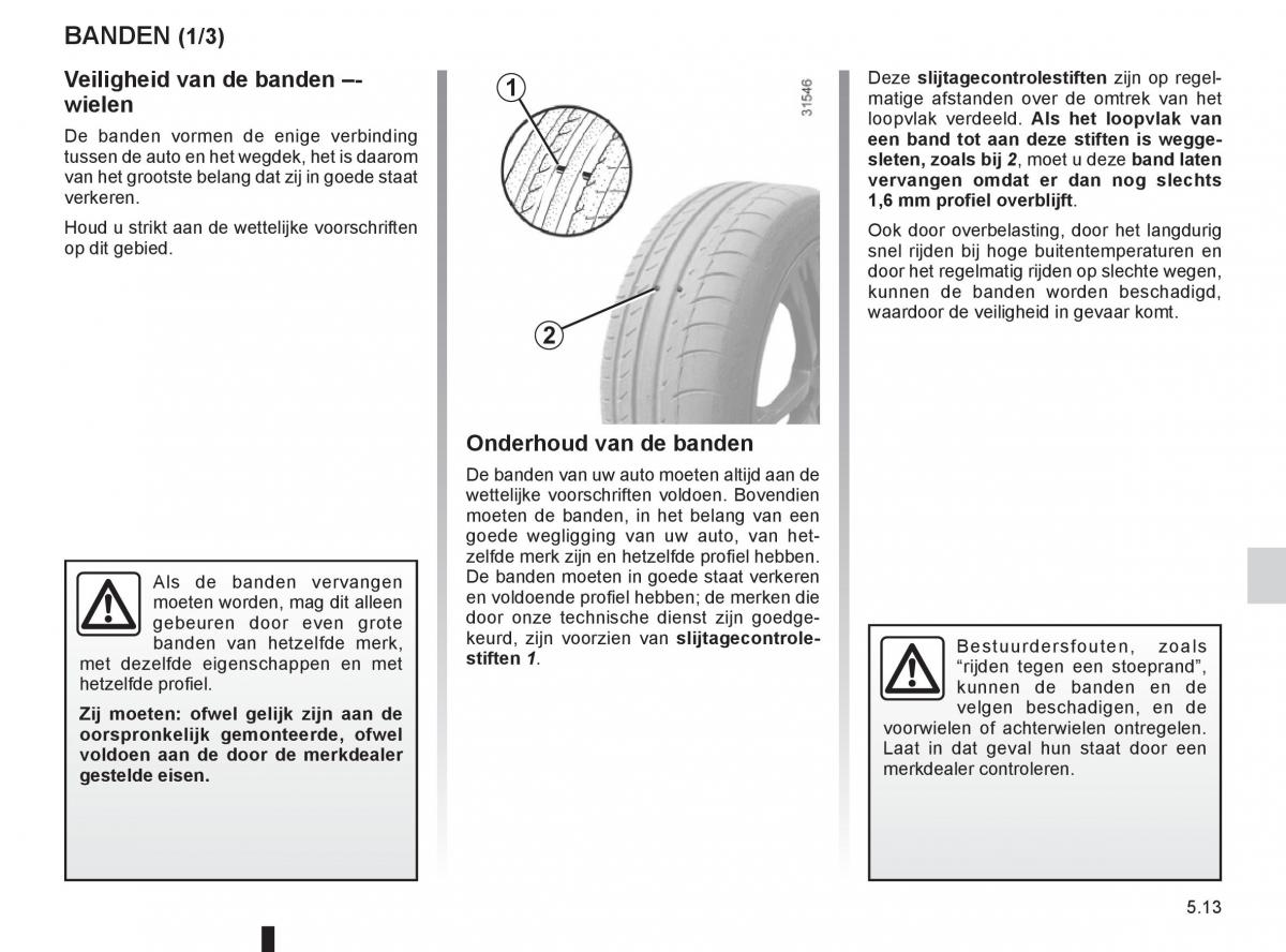 Renault Espace IV 4 handleiding / page 203