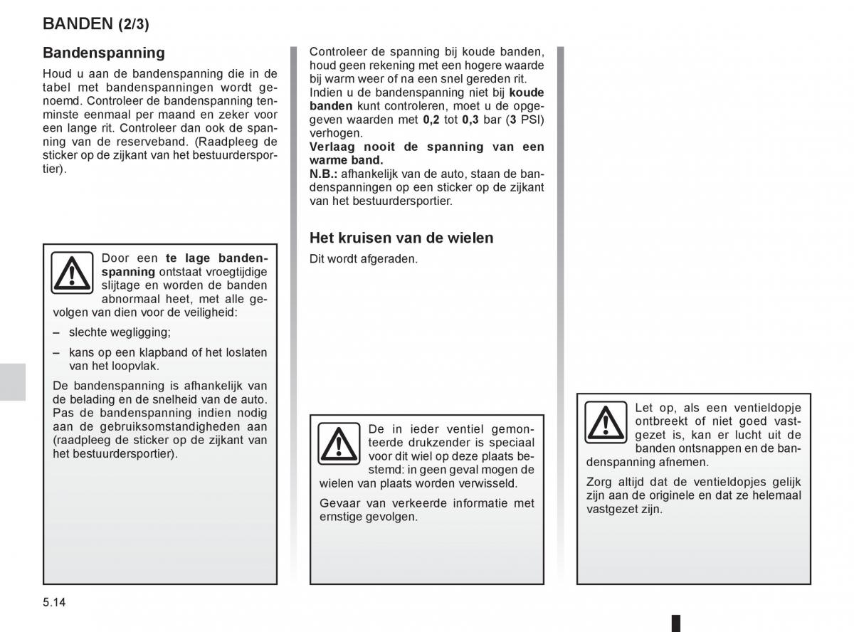 Renault Espace IV 4 handleiding / page 204