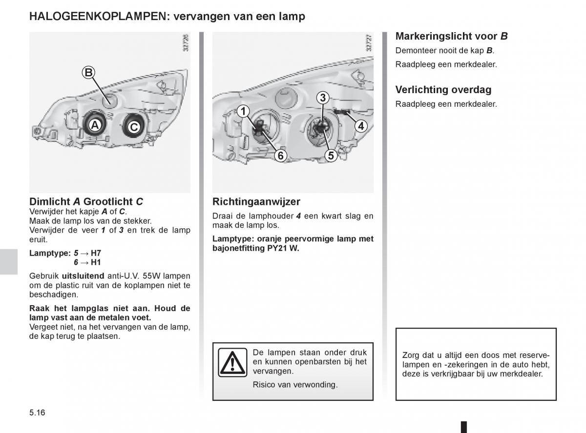 Renault Espace IV 4 handleiding / page 206