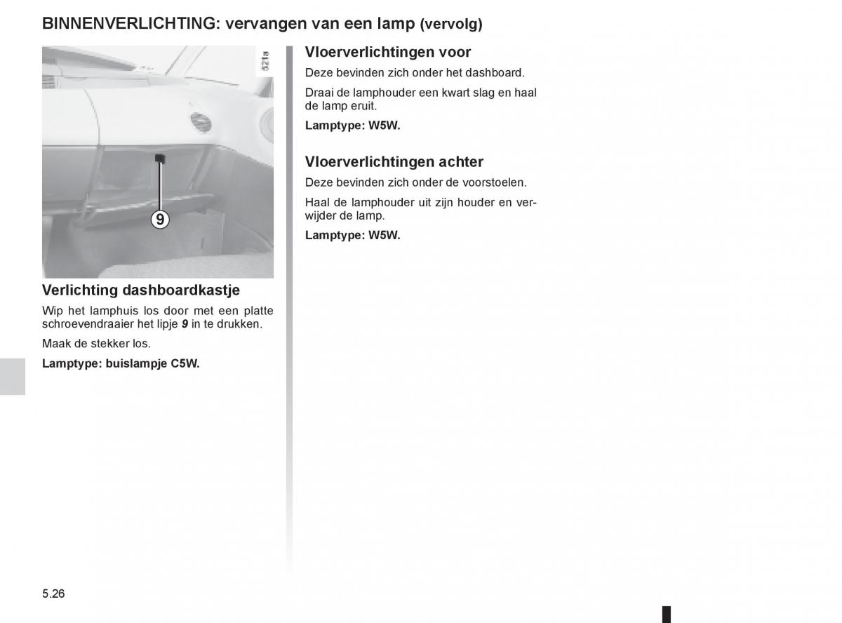 Renault Espace IV 4 handleiding / page 216