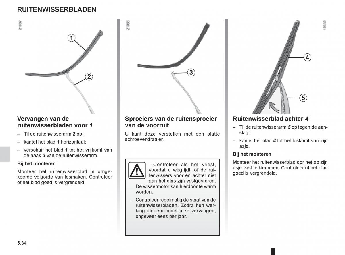 Renault Espace IV 4 handleiding / page 224