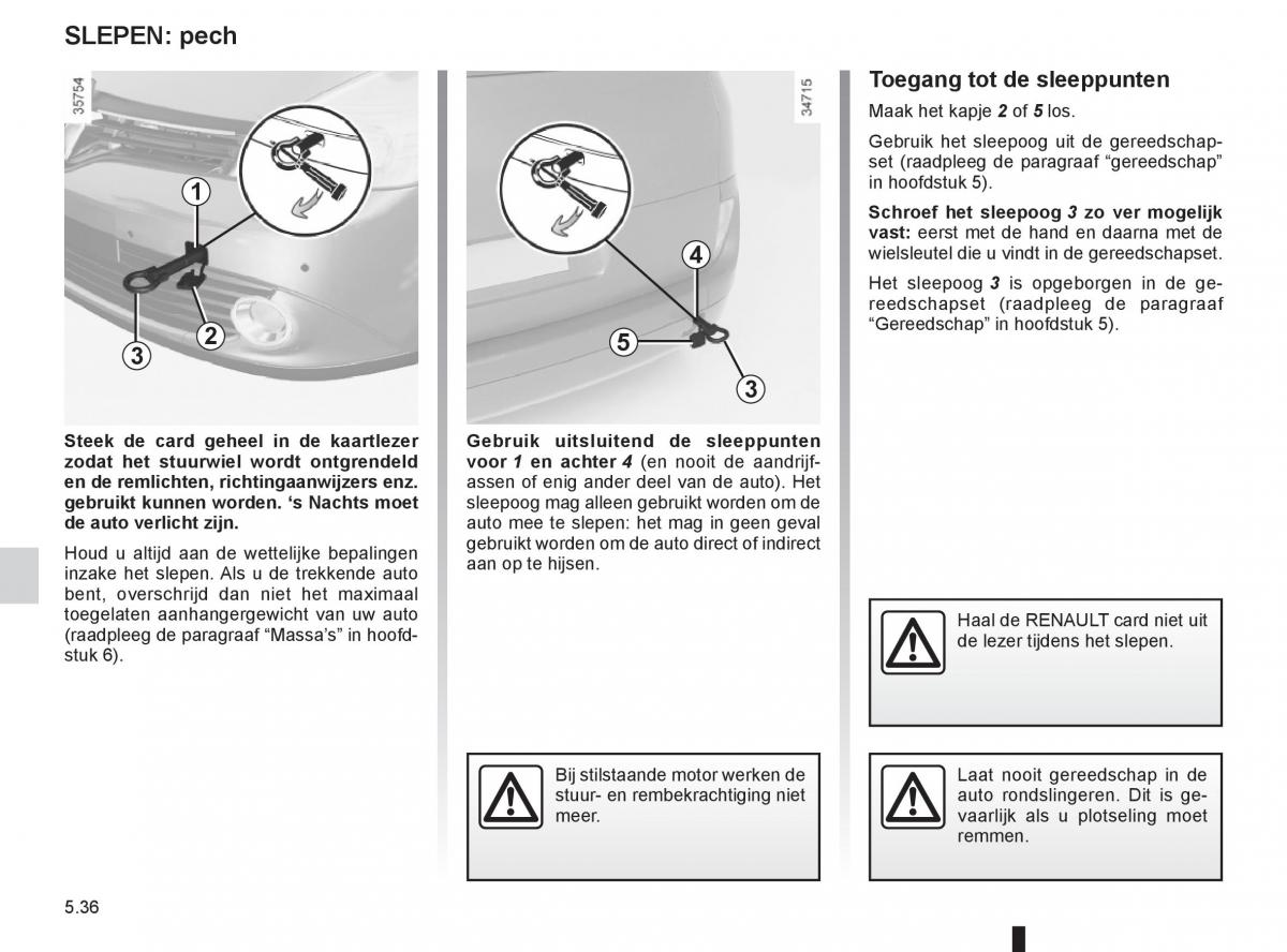 Renault Espace IV 4 handleiding / page 226