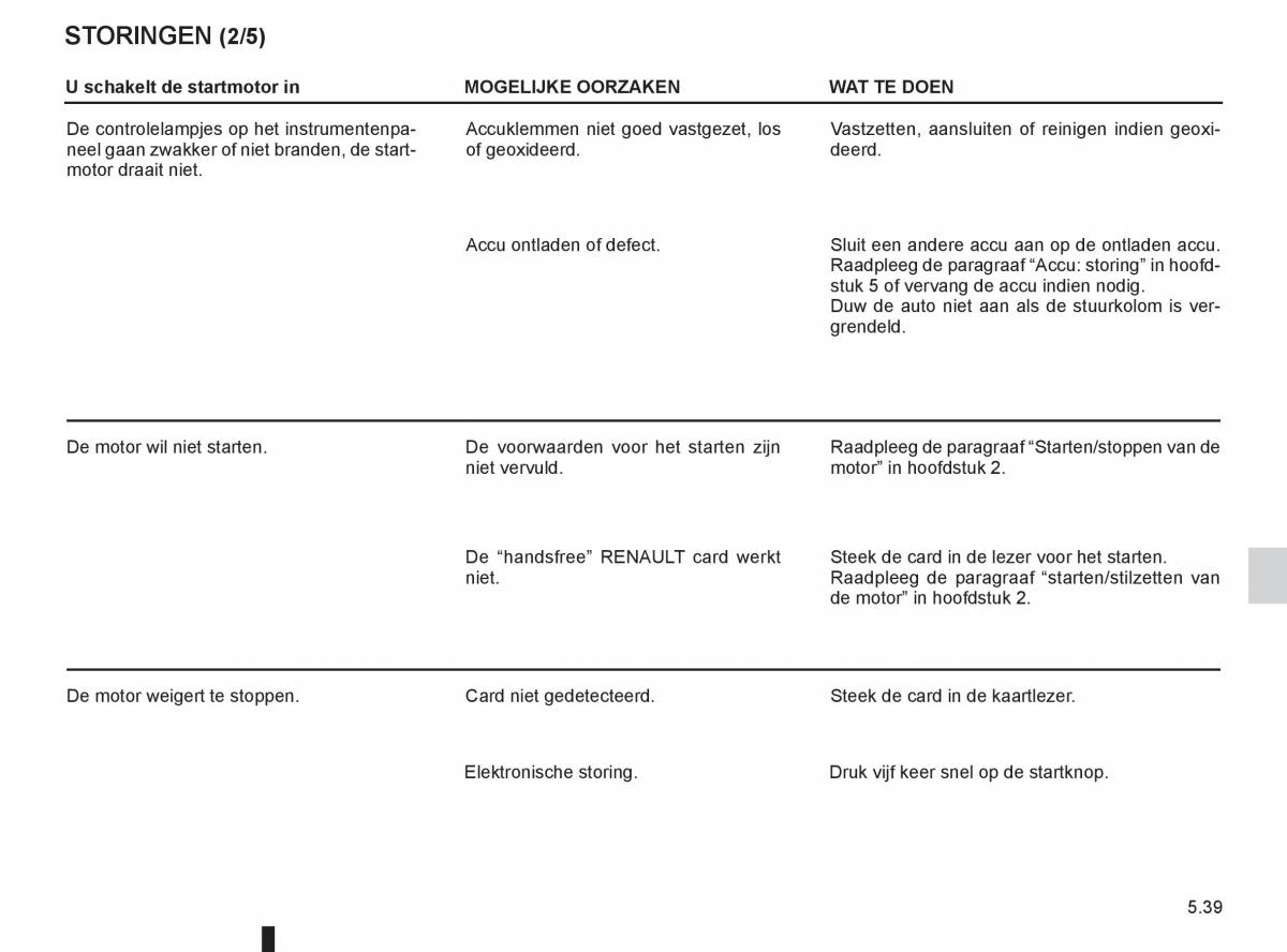 Renault Espace IV 4 handleiding / page 229