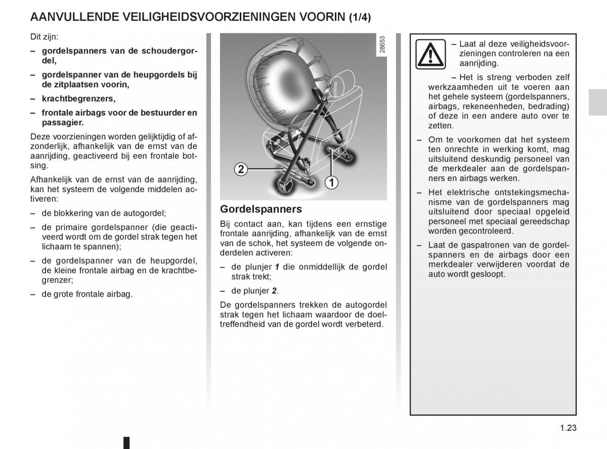 Renault Espace IV 4 handleiding / page 29