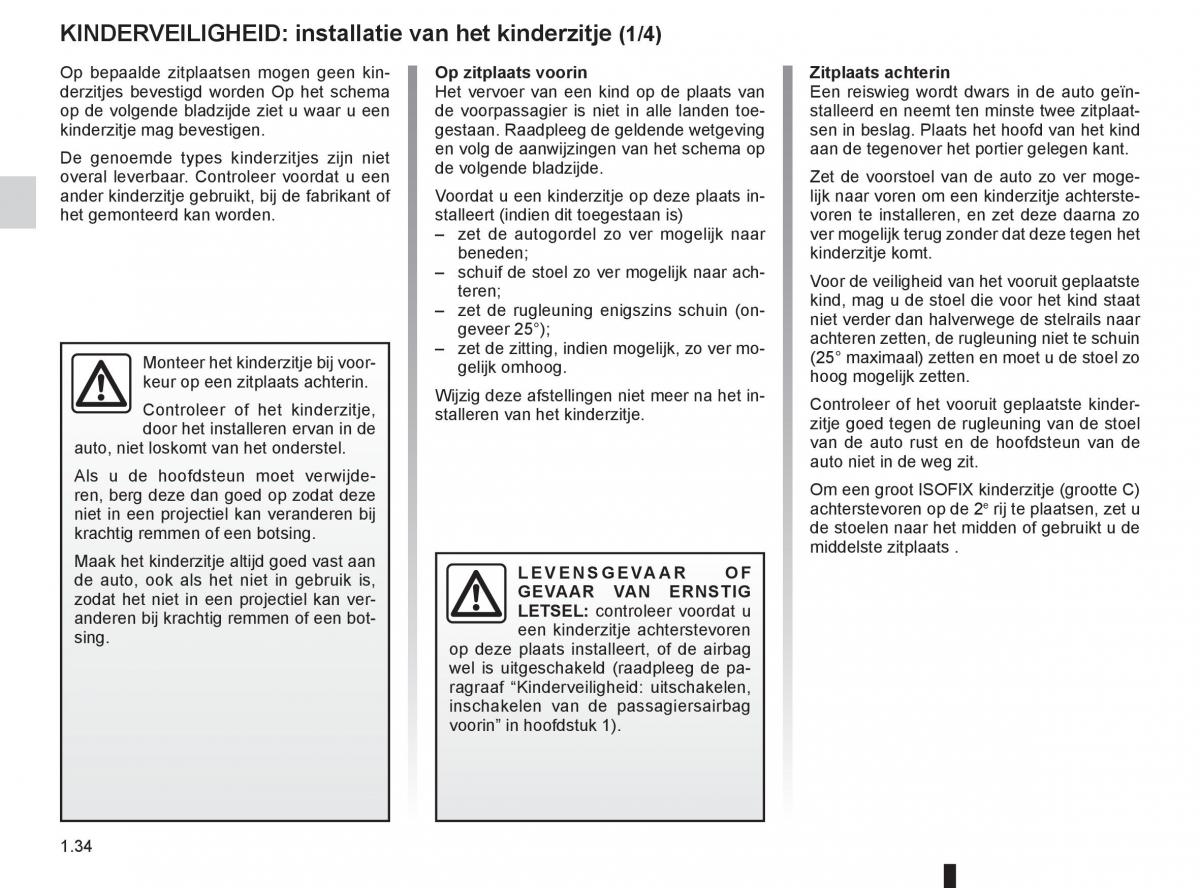 Renault Espace IV 4 handleiding / page 40