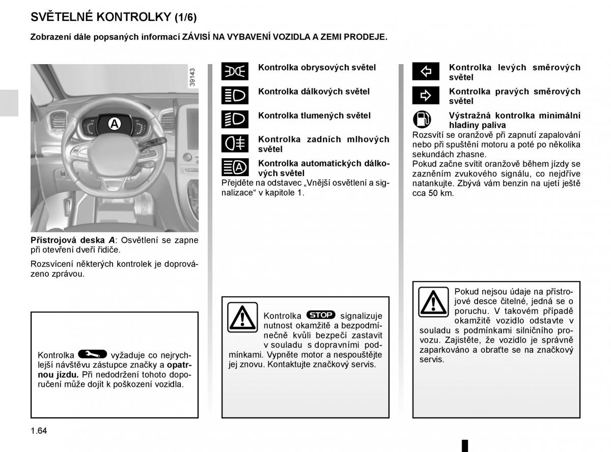 Renault Espace V 5 navod k obsludze / page 70