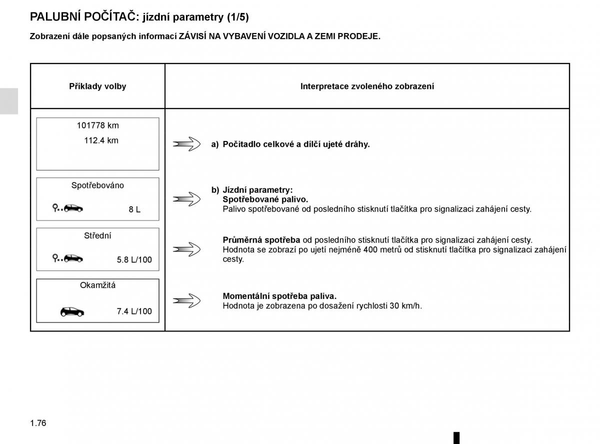 Renault Espace V 5 navod k obsludze / page 82