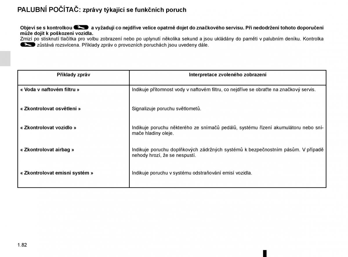 Renault Espace V 5 navod k obsludze / page 88