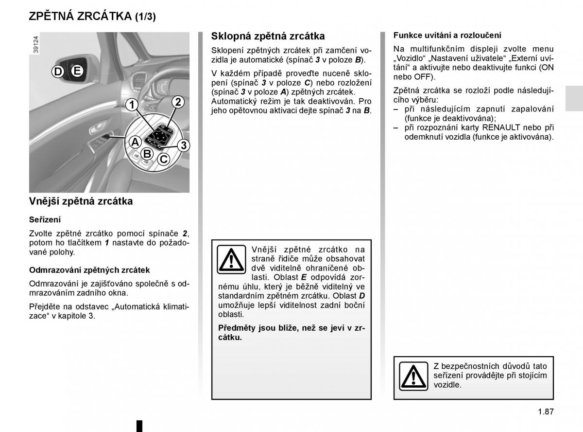 Renault Espace V 5 navod k obsludze / page 93