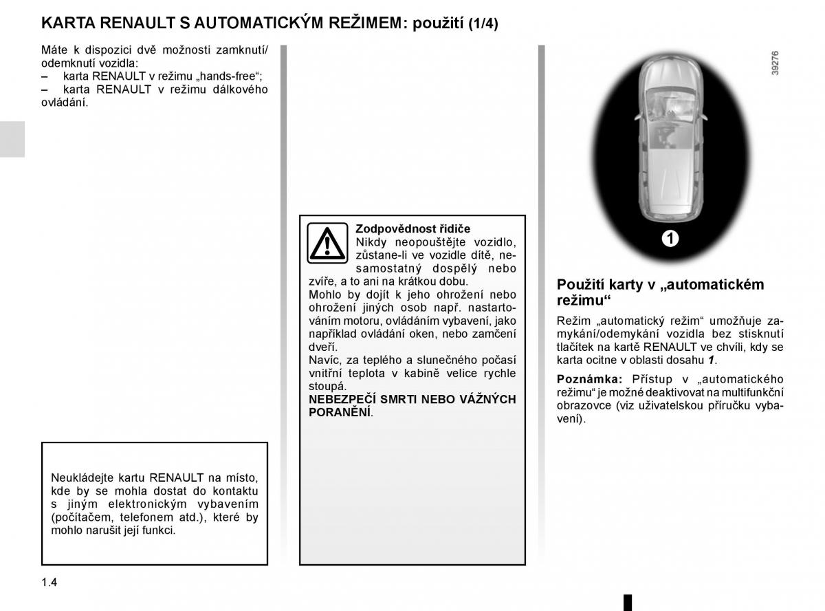 Renault Espace V 5 navod k obsludze / page 10