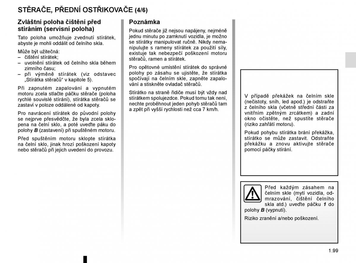 Renault Espace V 5 navod k obsludze / page 105