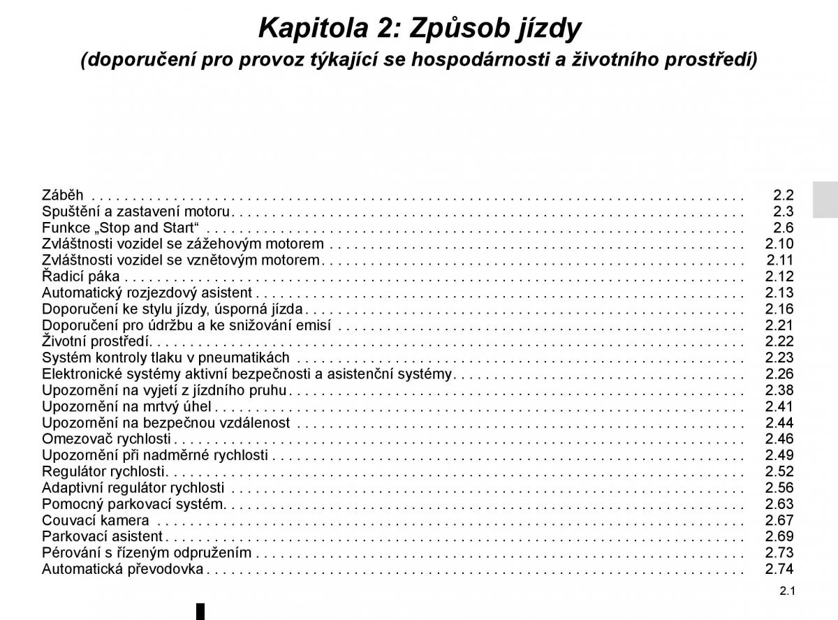 Renault Espace V 5 navod k obsludze / page 113