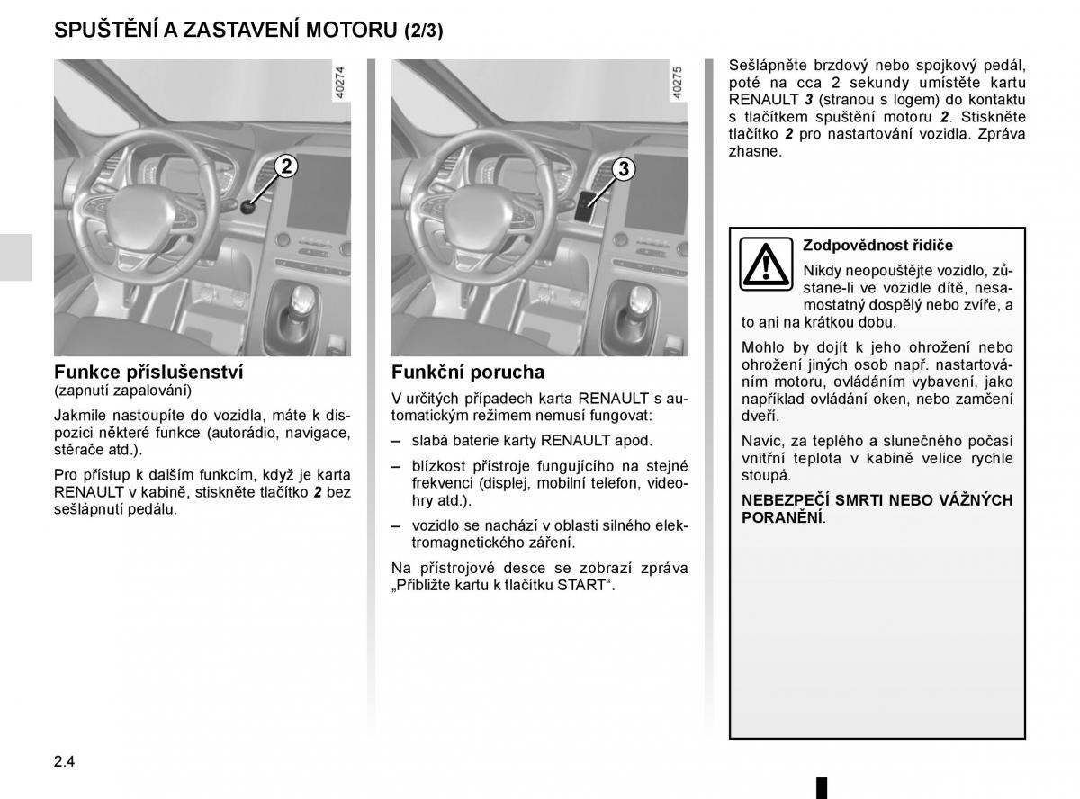 Renault Espace V 5 navod k obsludze / page 116