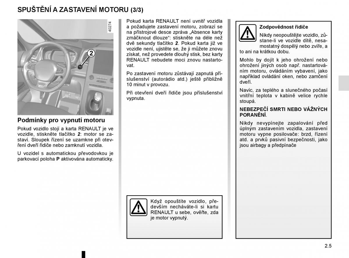 Renault Espace V 5 navod k obsludze / page 117