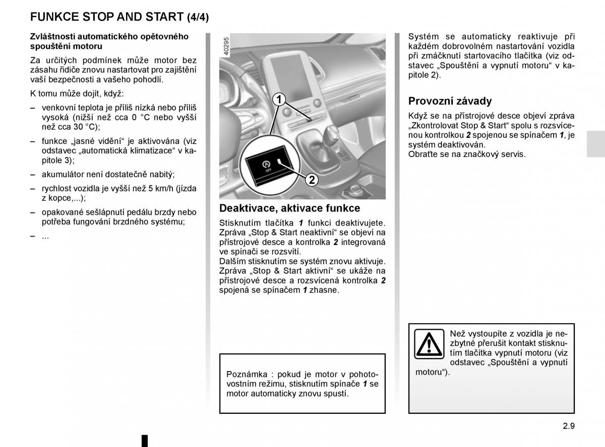 Renault Espace V 5 navod k obsludze / page 121