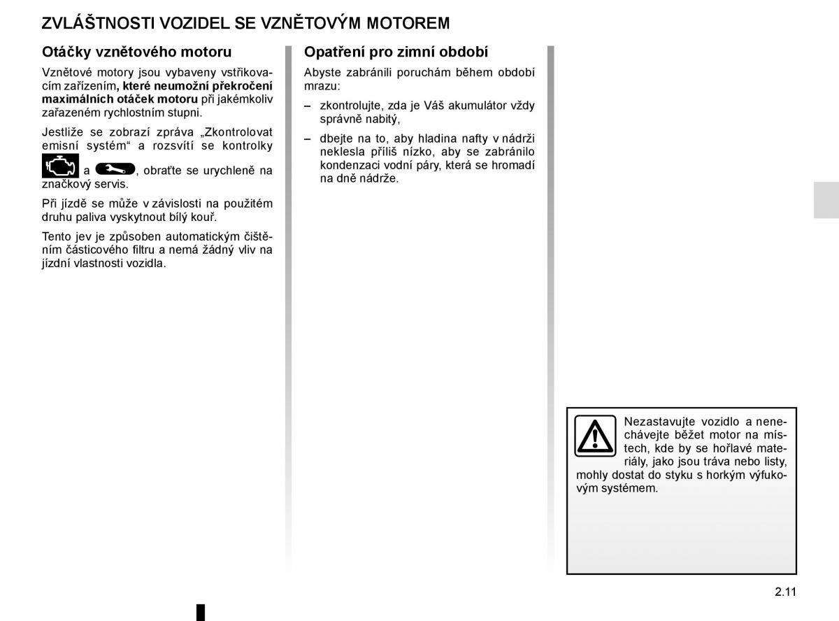 Renault Espace V 5 navod k obsludze / page 123