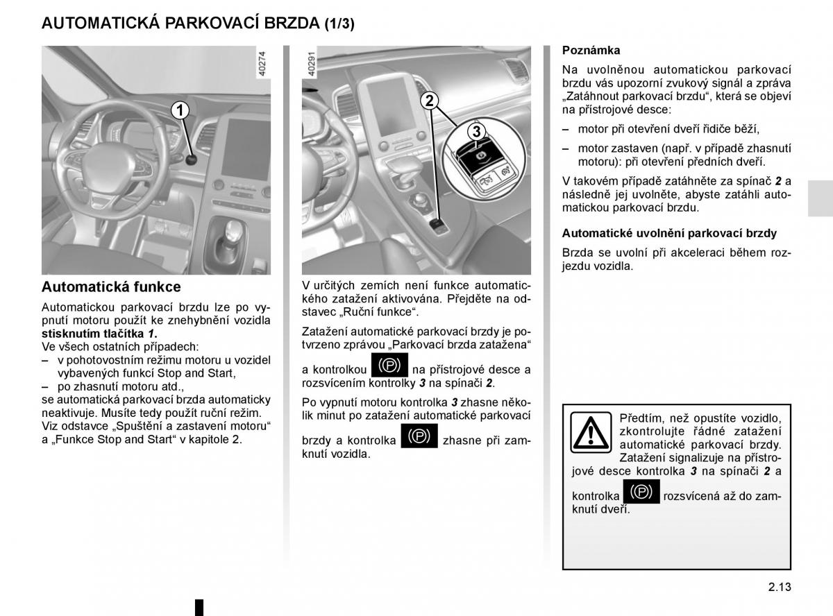 Renault Espace V 5 navod k obsludze / page 125