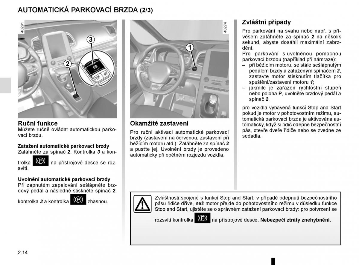 Renault Espace V 5 navod k obsludze / page 126