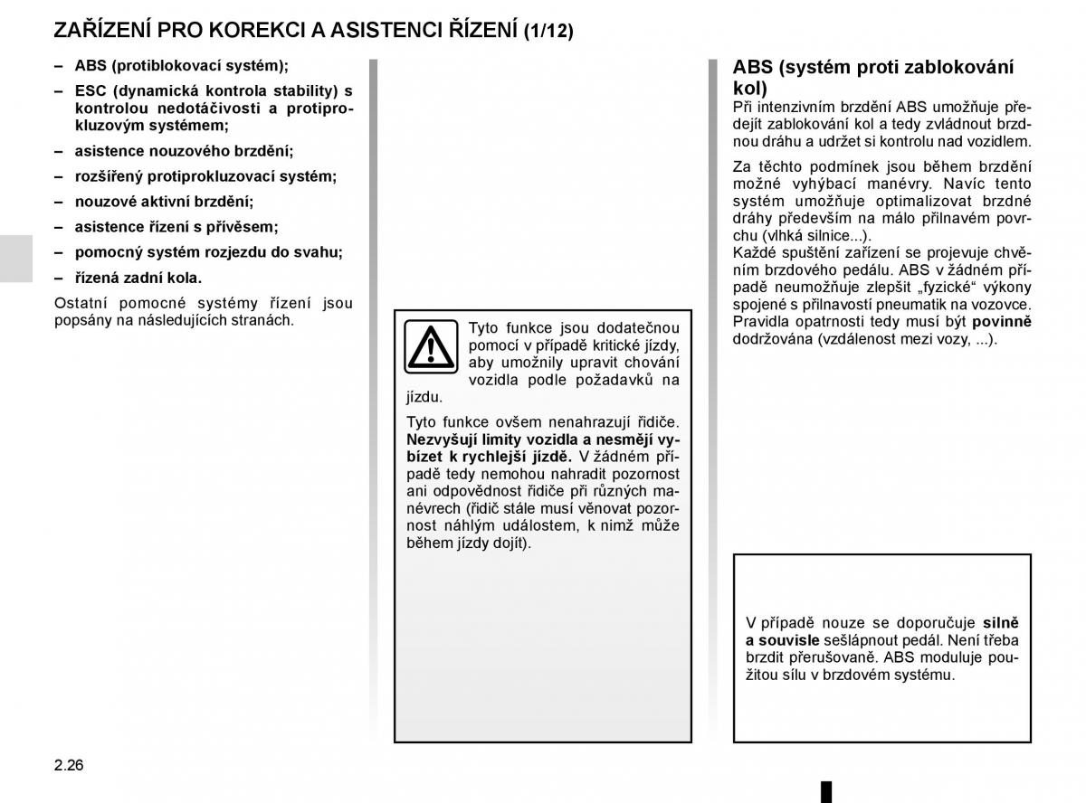 Renault Espace V 5 navod k obsludze / page 138