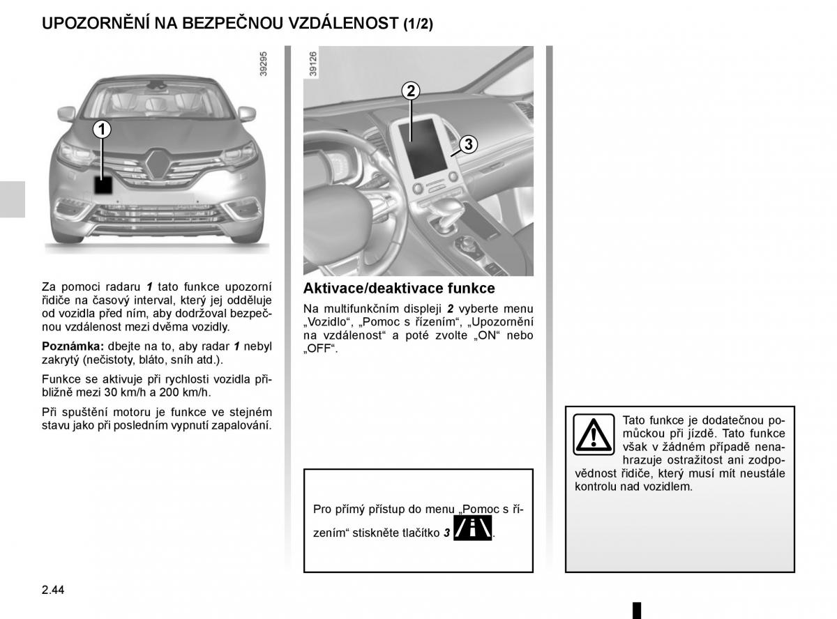 Renault Espace V 5 navod k obsludze / page 156