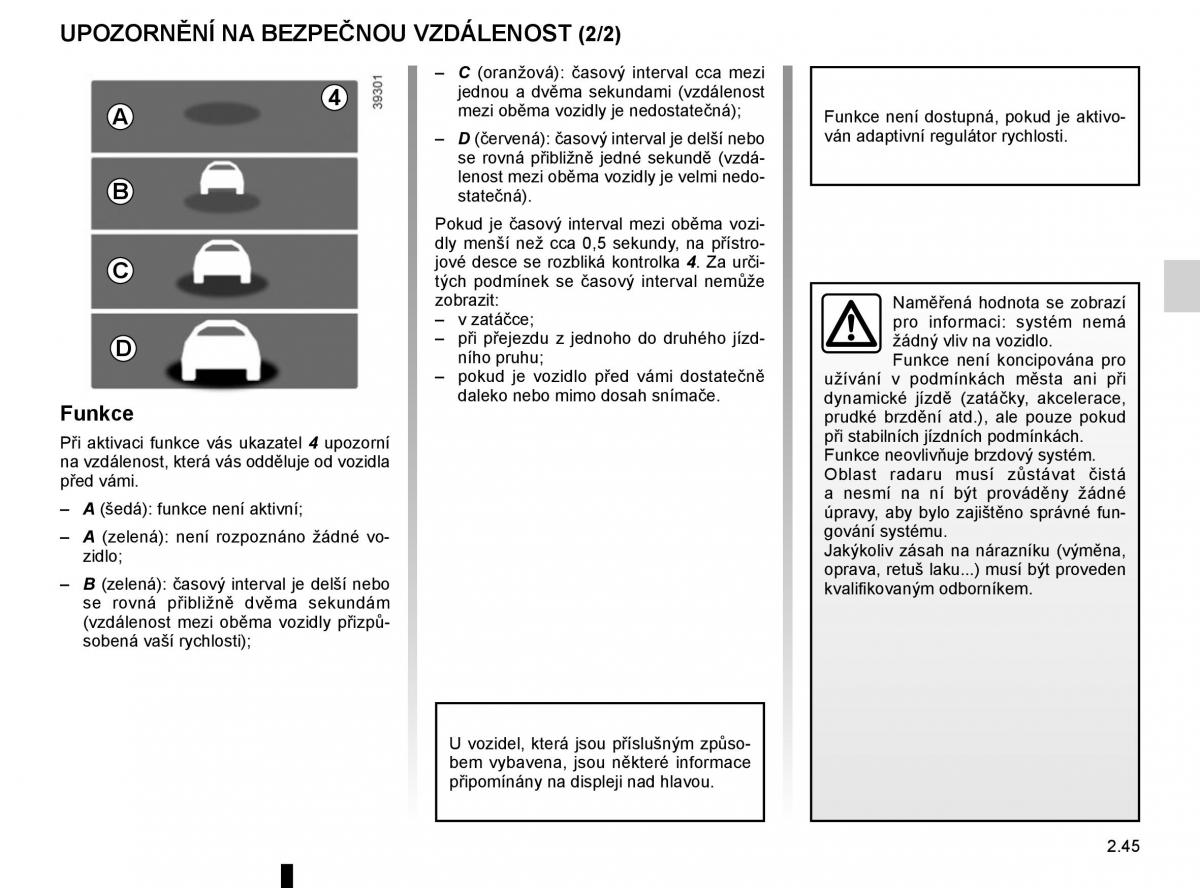 Renault Espace V 5 navod k obsludze / page 157