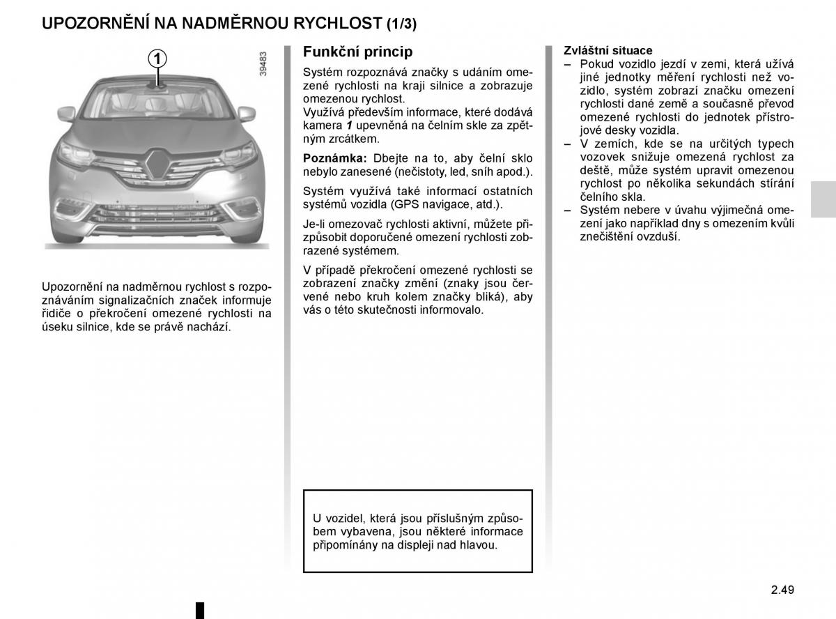 Renault Espace V 5 navod k obsludze / page 161